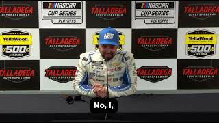 Ricky Stenhouse Jr Laughs at Kyle Busch question [upl. by Sugden]