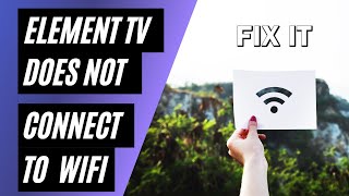 How To Connect Element TV to WiFi [upl. by Aeynod]