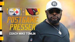 Coach Mike Tomlin Postgame Press Conference Week 13 vs Cardinals  Pittsburgh Steelers [upl. by Aisorbma]