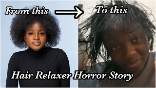 Relaxer FailDamage… I Relaxed my 4C Natural Hair and it was a complete fail…EVERYTHING WENT WRONG [upl. by Auka773]