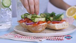 Smoked Salmon Tartines with LemonDill Yogurt Spread Recipe [upl. by Leelah326]