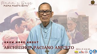 MAMAS BOYS ARCHBISHOP EMERITUS PACIANO B ANICETO OF SAN FERNANDO PAMPANGA Part 1 [upl. by Darlleen428]