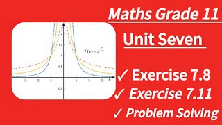 Maths Grade 11 unit seven problem solving new curriculum [upl. by Atilem]