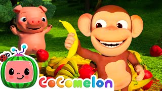 Apples and Bananas  CoComelon Furry Friends  Animals for Kids [upl. by Luby]