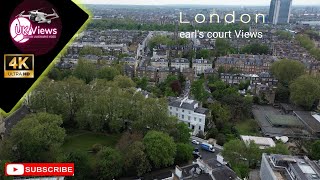 London earls court aerial views 4k relaxation video youtubevideo [upl. by Tillio]