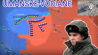 Advances on Umanske  Vodiane line 14 April 2024 [upl. by Koy831]