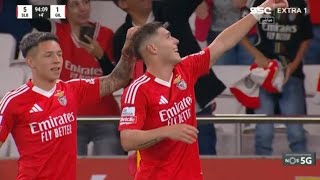 Benjamin Rollheiser Goal Benfica Vs Gil Vicente 51 All Goals Analysis amp Highlights Result [upl. by Knobloch723]