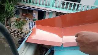 HOW I INSTALL WALL FLASHINGCAPPING paano magkanto at magsara sa firewall Michaelinstallertv [upl. by Isolde]