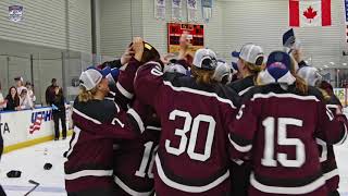 ChipotleUSA Hockey Nationals  ShattuckSt Marys Win BackToBack Girls Tier I 19U Titles [upl. by Nerred]