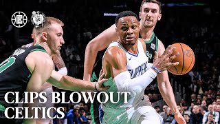 Clippers Blowout Celtics Highlights  LA Clippers [upl. by Cathe219]