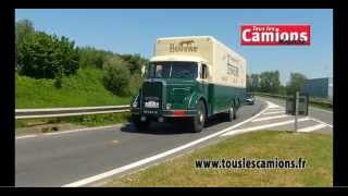 Camions de collection — Les rois de la route au pays des Chtis 2012  1re partie [upl. by Romano845]