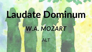 Mozart  Laudate dominum  Alt [upl. by Navert]