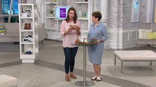 Pikolinos Leather Ankle Strap Sandals  Cadaques on QVC [upl. by Thurman]