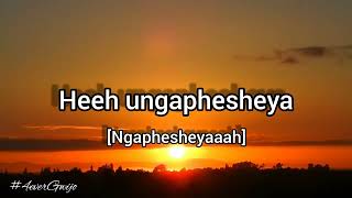 UMTHWALO WAMI UYANDISINDA GWIJO🔥  NGAPHESHEYA GWIJO LYRICS [upl. by Vikky]