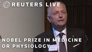 LIVE Swedish institute announces winner of Nobel Prize in Medicine or Physiology [upl. by Eiryk670]