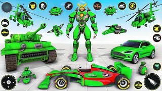 Army Bus Robot Transform Wars Game  Army Robot Battle Transformation Game  Robot Car Games [upl. by Kcolttam]