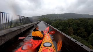 Kayaking the Llangollen Canal  Pontcysyllte Aqueduct [upl. by Samtsirhc]