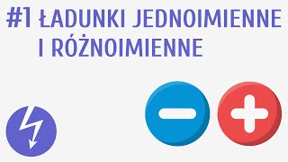 Ładunki jednoimienne i różnoimienne 1  Elektrostatyka [upl. by Halle525]