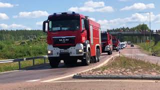 Firefighters from Poland in Sweden Part 12 [upl. by Jc]