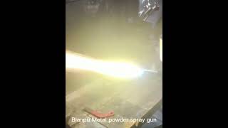 Metal powder spray gunpowder thermal plasma welding spraygun [upl. by Tuinenga]