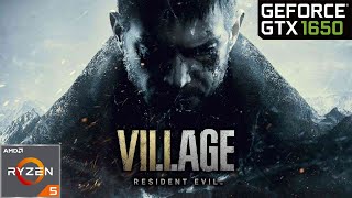 Resident Evil Village┃GTX 1650  Ryzen 5 5500U┃Acer Aspire 7 [upl. by Olathe]