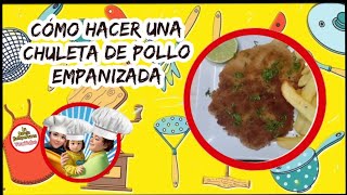 chuleta de pollo empanizada 🇮🇹 [upl. by Shevlo]