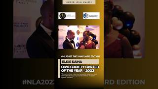 2023s Best Civil Society Lawyer “Stay passionate trust yourself amp speak up NairobiLegalAwards [upl. by Inaliel]