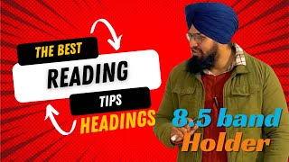 Headings Mastery 70 IELTS Reading [upl. by Nats796]