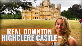 Visit to Real Downton Abbey Castle Highclere Castle  Sunday Roast [upl. by Solim]