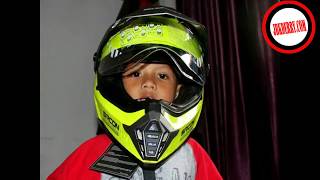 REVIEW HELM SIRCON SUPERMOTO MUTANT FZ YELLOW [upl. by Nath]