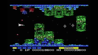 Nemesis 2 Konami 1987 for MSX1 RC751 Gameplay [upl. by Naujaj]