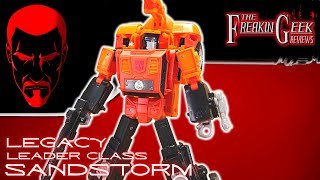 Legacy Leader SANDSTORM EmGos Transformers Reviews N Stuff [upl. by Acirahs873]