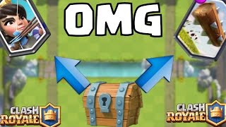 OMG DEUX LÉGENDAIRES DANS DES COFFRES GRATUITS DE OUF  Clash Royale [upl. by Nelyag]