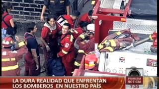 LA DURA REALIDAD DE LOS BOMBEROS EN EL PERÚ [upl. by Nicolina417]