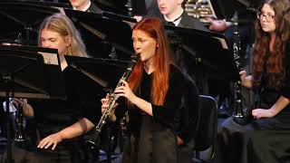 Clarinet Solo From Blue Shades by Frank Ticheli  Marcus high school 2024 [upl. by Htiek192]