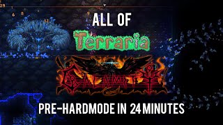 All of Terraria Calamity Mod Prehardmode in 24 Minutes 13 [upl. by Ricca]