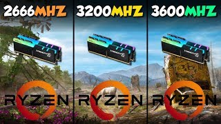 3600MHz vs 3200MHz vs 2666MHz Best RAM for Ryzen 3000 [upl. by Yraccaz]