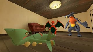 SFM Zane The Charizard and Garchomp Gasses Sceptile Animation 43 [upl. by Naujd]