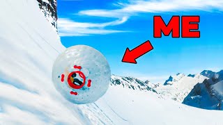 ZORB BALL Down GIANT Mountain [upl. by Janette547]