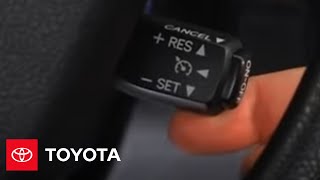 2008  2009 Tundra HowTo Cruise Control  Toyota [upl. by Durning]