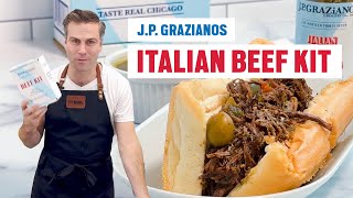 Italian Beef with the JP Graziano Chicago Beef Kit [upl. by Annadal]