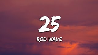 Rod Wave  25 Lyrics [upl. by Richara818]