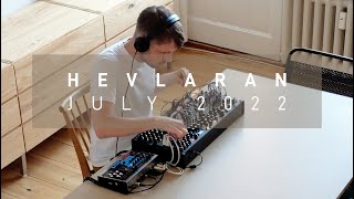 HEVLARAN  Improvised Modular Techno Liveset  July 2022 [upl. by Hayse]