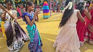 Batukamma Celebrations Vijetha Techno School Turkapally 2024 [upl. by Elsbeth]