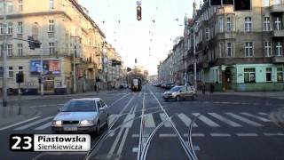 Tramwajem po Wrocławiu HD  Linia 23 czIII PILCZYCE  STADION OLIMPIJSKI [upl. by Tito]