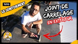 Comment faire des joints de Carrelage en exterieur [upl. by Stephenie]