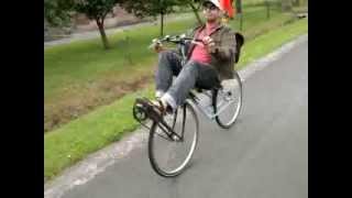 diy recumbentcruzbike [upl. by Hanid]