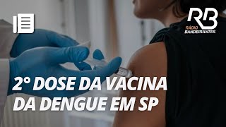 Vacina da dengue 2° dose só foi aplicada em 27 do público elegível [upl. by Hodgkinson970]