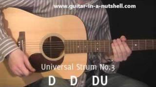 Guitar Lessons  My Top 3 Guitar Strums [upl. by Uot]