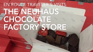 Visiting the Neuhaus Factory Store in Brussels [upl. by Aloeda22]